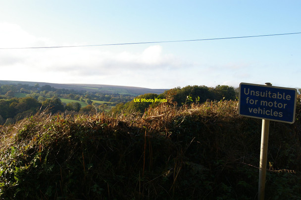 Photo 6"x4" Murchington: junction of lanes Murchington c2014