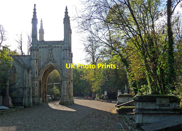 Photo 6"x4" Nunhead Cemetery, Linden Grove (3) Deptford\/TQ3677 c2014