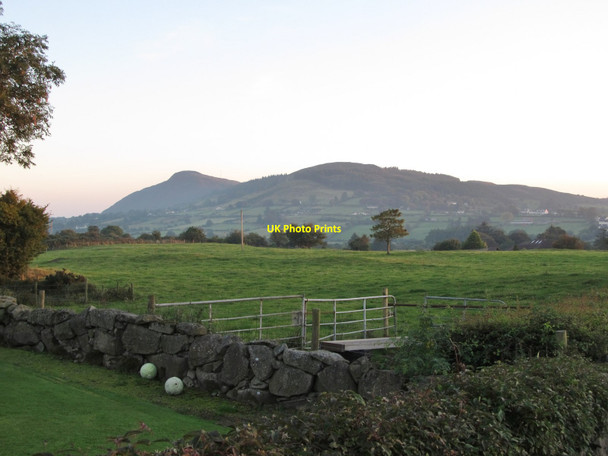 Photo 6"x4" View across the Forkhill River Valley towards Slievebrack and Croslieve Forkhill c2014