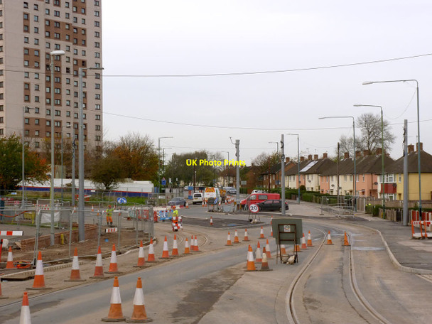 Photo 6"x4" Farnborough Road at Southchurch Drive (north) Clifton\/SK5434 c2014