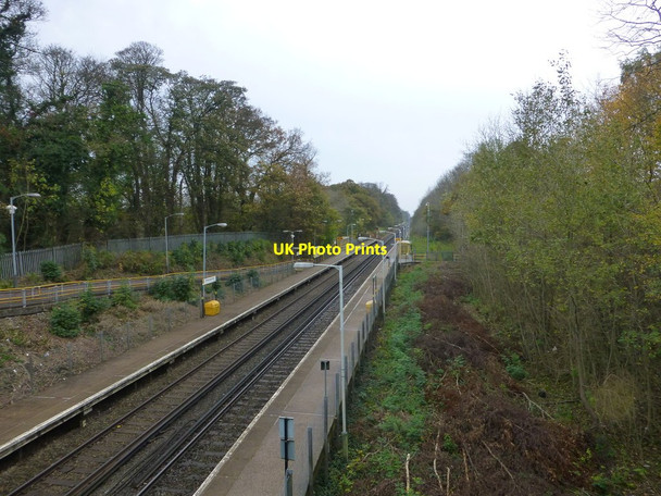 Photo 6"x4" Bromborough Rake Station Bebington c2014