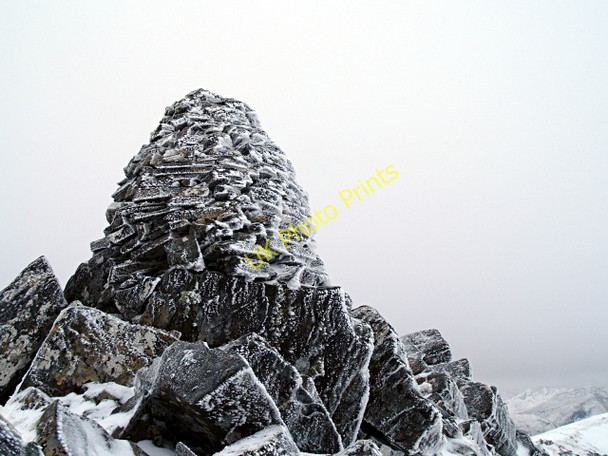Photo 6"x4" Summit Cairn, Sgurr a' Bhealaich Dheirg Sg\u00f9rr a' Bhealaich Dheirg c2008
