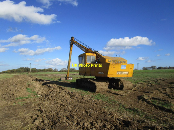 Photo 6"x4" Drainage work underway Wansford\/TA0656 c2014