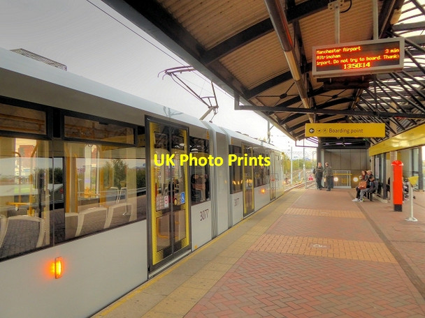 Photo 6"x4" Airport Tram at Cornbrook Manchester c2014