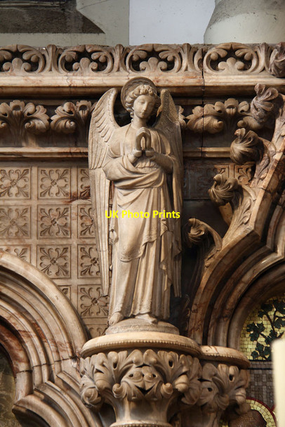 Photo 6"x4" Christ Church, Southgate - Reredos detail Friern Barnet c2014