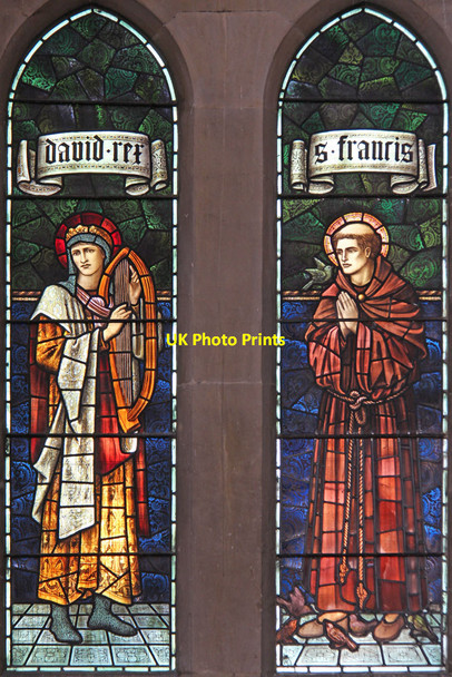 Photo 6"x4" Christ Church, Southgate - Stained glass window Friern Barnet c2014 P2