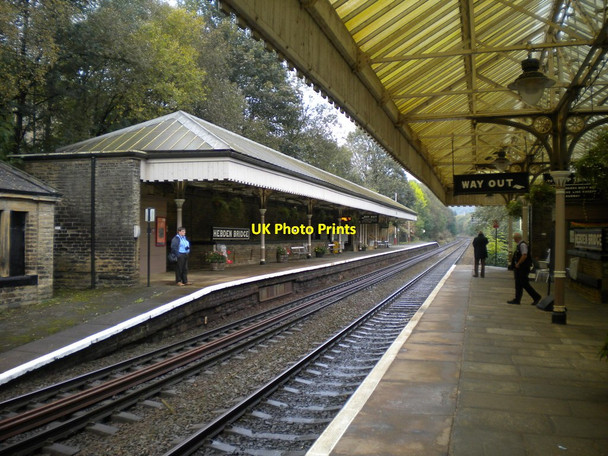 Photo 6"x4" Hebden Bridge railway station Hebden Bridge c2014