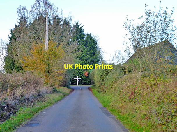 Photo 6"x4" Junction near Roast Green Further Ford End c2014