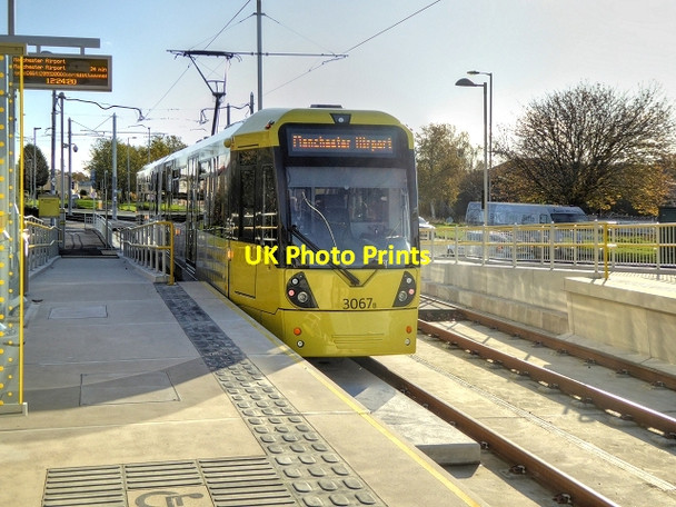Photo 6"x4" Metrolink Airport Line, Roundthorn Roundthorn\/SJ8088 c2014