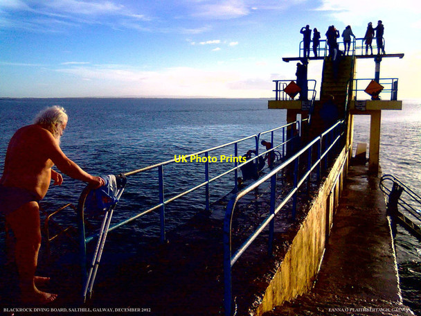 Photo 6"x4" Blackrock Diving Board Salthill c2012