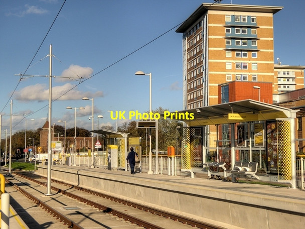 Photo 6"x4" Metrolink Manchester Airport Line, Benchill Gatley c2014