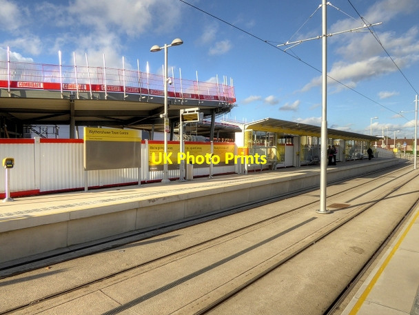 Photo 6"x4" Metrolink Airport Line, Wythenshawe Town Centre Gatley c2014