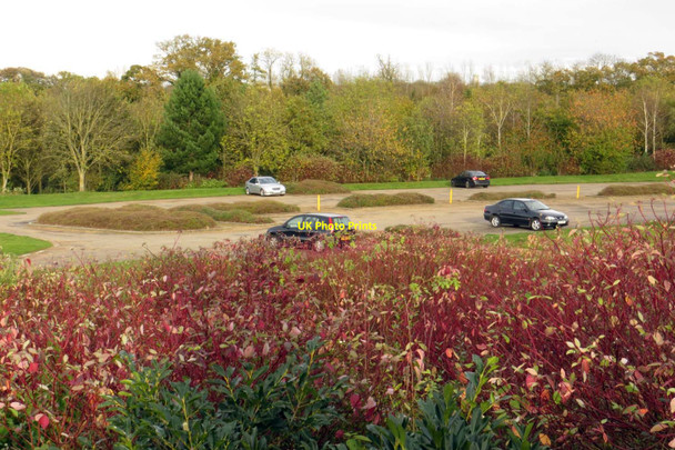 Photo 6"x4" Car park by Furzton Lake Milton Keynes c2014
