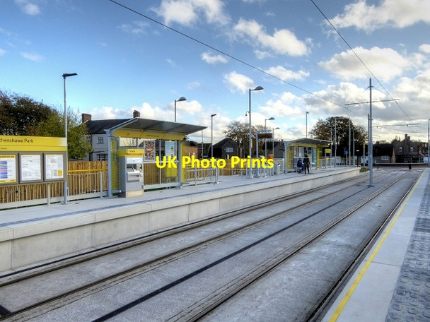 Photo 6"x4" Wythenshawe Park Tram Stop, Metrolink Airport Line Sale c2014