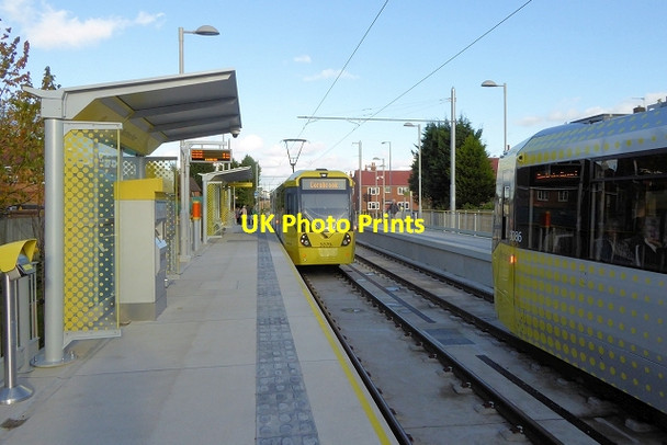 Photo 6"x4" Metrolink Manchester Airport Line, Northern Moor Sale c2014