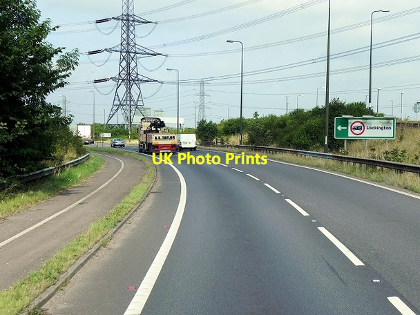 Photo 6"x4" Westbound A50 near Lockington Lockington\/SK4627 c2014
