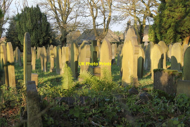 Photo 6"x4" Bolsterstone Churchyard Stocksbridge c2014
