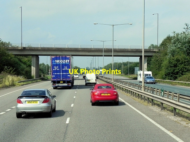 Photo 6"x4" Bridge (A511) over the A50 near Foston Heathtop c2014