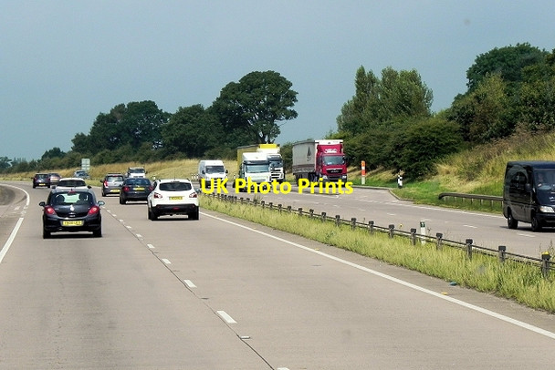 Photo 6"x4" Layby on the Eastbound A50 West Broughton c2014