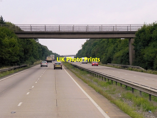 Photo 6"x4" Farm Access Bridge over the A50, Lower Tean Lower Leigh\/SK0136 c2014