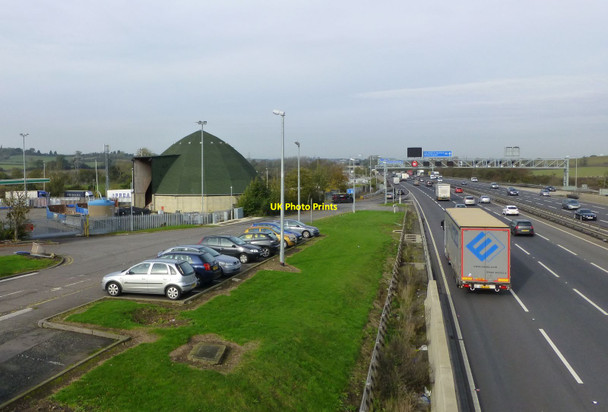 Photo 6"x4" Toddington Services Chalgrave c2014