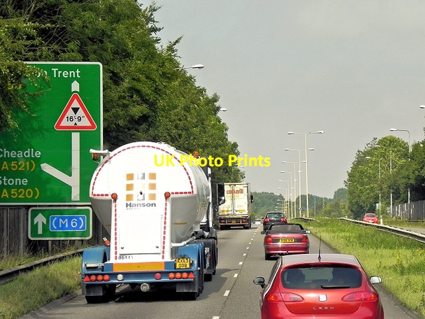 Photo 6"x4" Westbound A50 near Blythe Bridge Blythe Bridge c2014