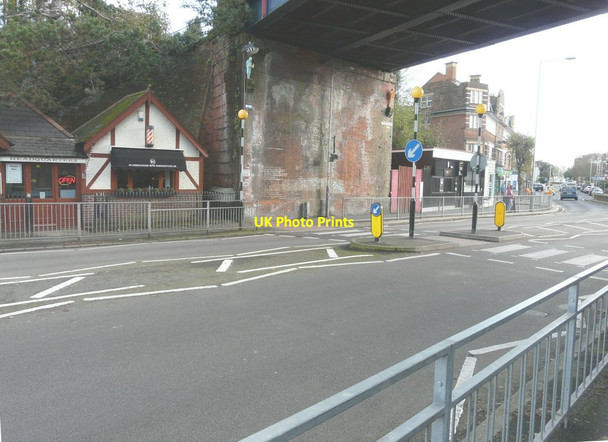 Photo 6"x4" Railway bridge over Cheriton Road Folkestone c2014 P1
