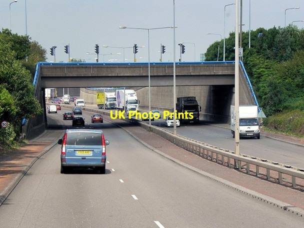 Photo 6"x4" Trentham Road Bridge over Uttoxeter Road Adderley Green\/SJ9144 c2014