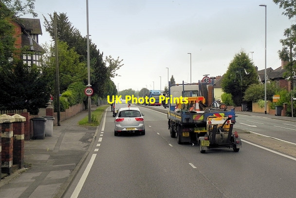 Photo 6"x4" Southbound A34 (Stone Road) at Hanford Hanford\/SJ8742 c2014