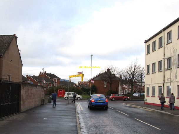 Photo 6"x4" Templemore Street at its junction with Albertbridge Road Belfast c2014