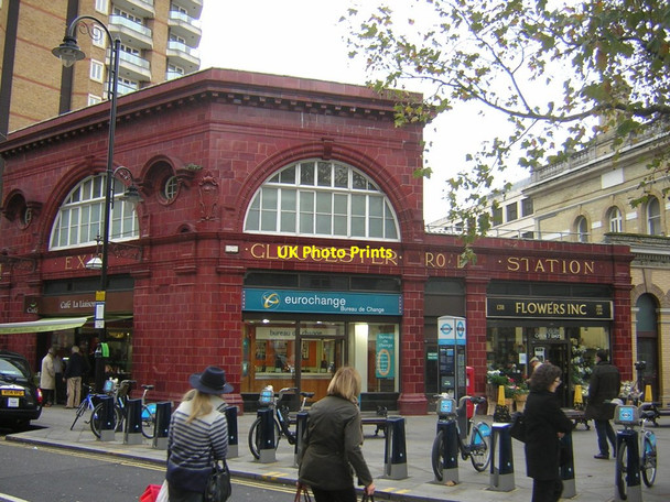 Photo 6"x4" Gloucester Road station (Piccadilly Line) Chelsea c2014