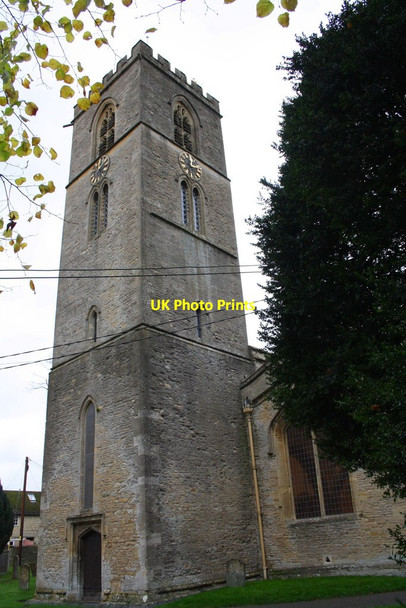 Photo 6"x4" Tower of St Mary the Virgin Church Charlbury c2014