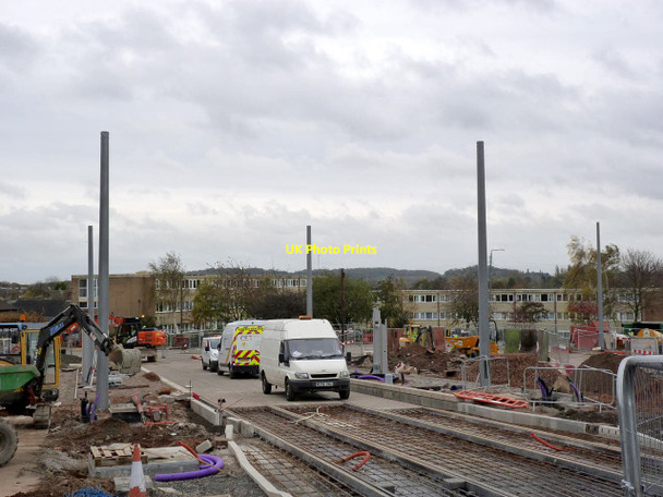 Photo 6"x4" Holy Trinity tram stop Brook Hill\/SK5633 c2014