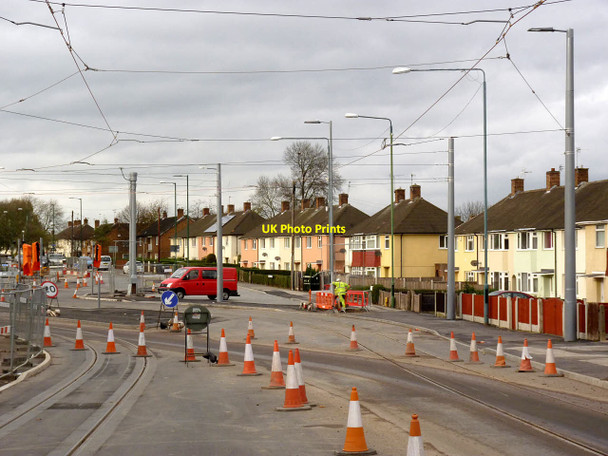 Photo 6"x4" Farnborough Road at Southchurch Drive (north) Clifton\/SK5434 c2014