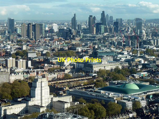 Photo 6"x4" View from British Telecom Tower, Cleveland Street (4) London c2014