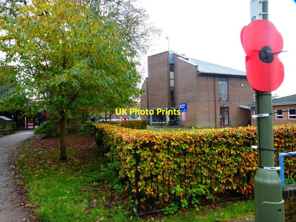 Photo 6"x4" Path approaches church Woking c2014