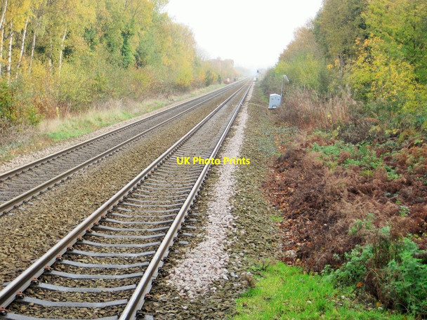 Photo 6"x4" Halewood 1st railway station (site), Merseyside Halewood c2014