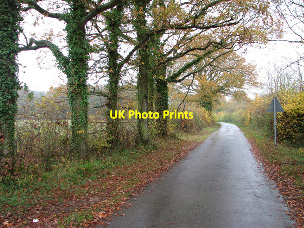 Photo 6"x4" To Mulbarton on Long Lane Bracon Ash c2014