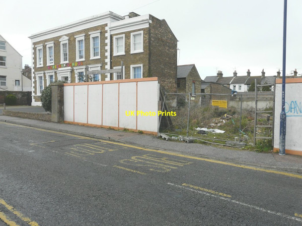 Photo 6"x4" Derelict plot of land, 69, West Cliff Road Ramsgate c2014