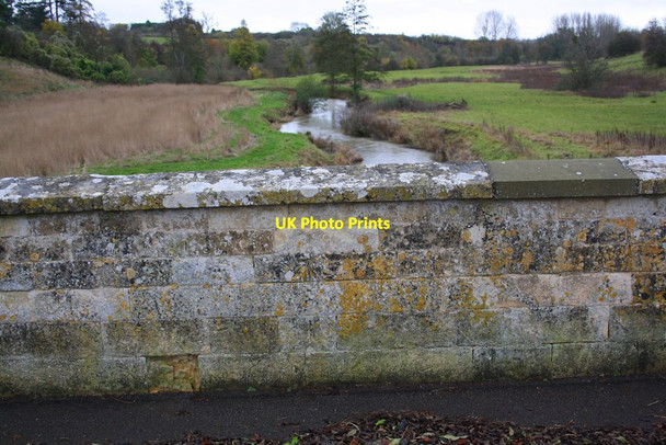 Photo 6"x4" River Evenlode from bridge for road to Cornbury House Charlbury c2014
