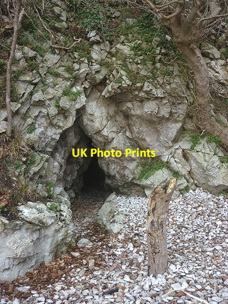 Photo 6"x4" Wall End Cave, Silverdale shore Elmslack c2014