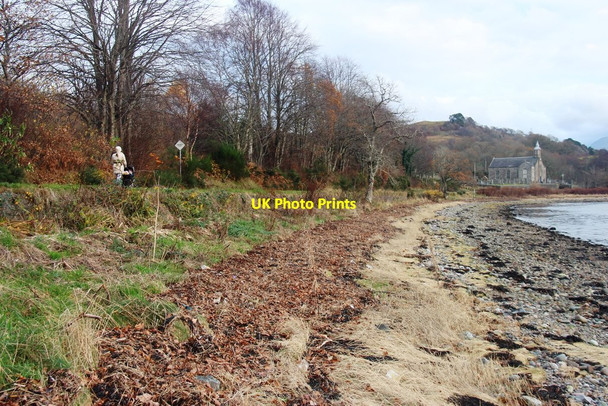 Photo 6"x4" A walk by the shore on Loch Etive-side Black Crofts c2014