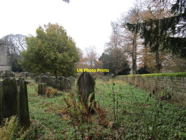 Photo 6"x4" The south side of the churchyard, Harewood Harewood\/SE3245 c2014