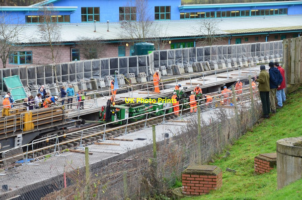 Photo 6"x4" The railway's back at Stow (3) Stagehall c2014