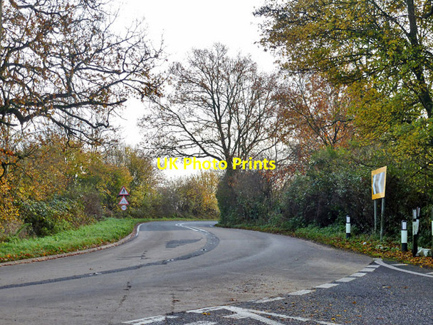 Photo 6"x4" Bends on Hook Road Hook\/SU7254 c2014