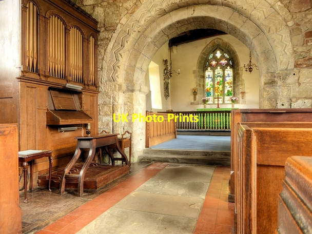Photo 6"x4" Norman Chancel Arch, St Andrew's Church Twyford\/SK3228 c2014