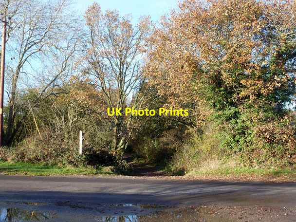 Photo 6"x4" End of Stone Lane Mortimer West End c2014