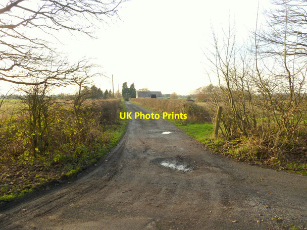 Photo 6"x4" Farm Track to Coach Road Farm Rainford c2014