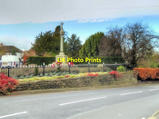 Photo 6"x4" Mellor War Memorial Marple c2014