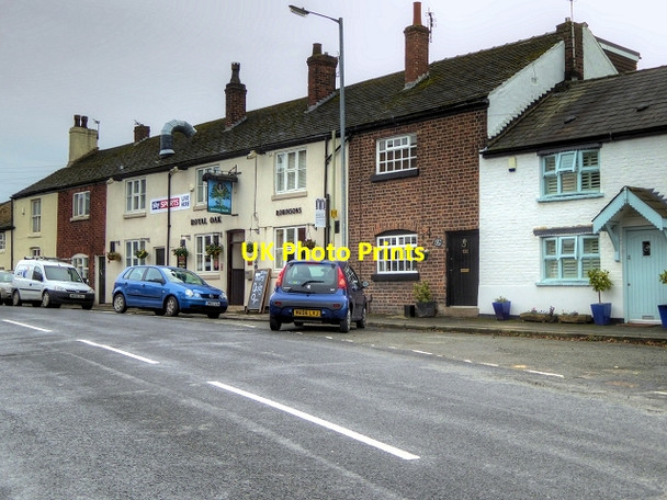 Photo 6"x4" The Royal Oak, Longhurst Lane, Mellor Marple c2014